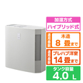 コロナ 気化ハイブリッド式加湿器 クリアホワイト UF-H5026R(W)