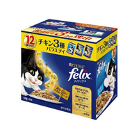 ネスレピュリナペットケア フィリックスパウチ 成猫 チキン3種バラエティ 50g×12袋 FC530NP