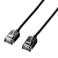 エレコム Cat6A LANケーブル(10．0m) ブラック LD-GPASS/BK10