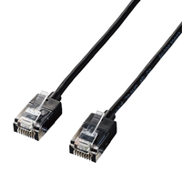 エレコム Cat6A LANケーブル(5．0m) ブラック LD-GPASS/BK5