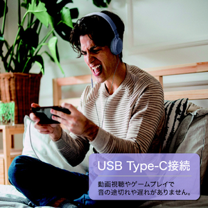 オーディオテクニカ USB Type-C用ヘッドホン ブラック ATH-S120C BK-イメージ9