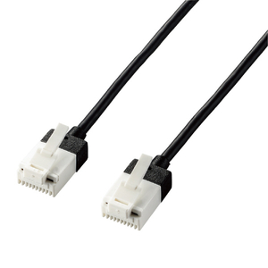 エレコム Cat6A LANケーブル(5．0m) ブラック LD-GPASST/BK50-イメージ1