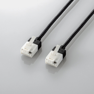エレコム Cat6A LANケーブル(5．0m) ブラック LD-GPASST/BK50-イメージ2