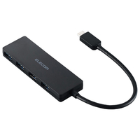 エレコム USB Type-C 4ポートUSB5Gbpsハブ ブラック U3HC-H040BK