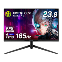グリーンハウス 23．8型ワイドゲーミング液晶ディスプレイ ブラック GH-GLCC238B-BK