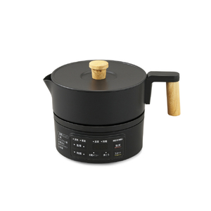 アイリスオーヤマ クッキングケトル 1．0L ブラック ICK-M1200-B-イメージ2