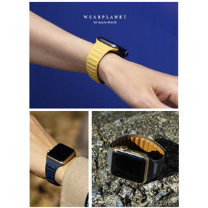 WEARPLANET Apple Watch 42/41/40/38mm用Slim Line マグネットリンクバンド Midnight Blue WP23200AWMB-イメージ16