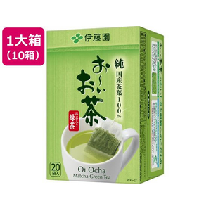 伊藤園 お～いお茶 エコティーバッグ 緑茶 20袋×10箱 FC246NT-イメージ1