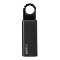 BUFFALO USB3．1(Gen1)/USB3．0対応 ノック式USBメモリー(64GB) ブラック RUF3-KS64GA-BK