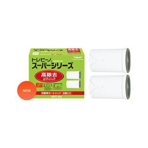 東レ 交換用カートリッジ トレビーノスーパーシリーズ 高除去(12項目クリアタイプ) 2個入り STCV2J-イメージ1