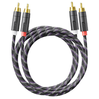 FIIO オーディオケーブル TRUST  LR-RCA6M 100cm FIO-TRUST-LR-RCA6M