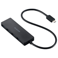 エレコム USB Type-C 4ポートUSB5Gbpsハブ ブラック U3HC-H041BK