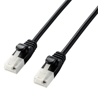 エレコム Cat6A LANケーブル(1．0m) ブラック LD-GPAYT/BK10