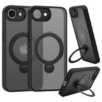ラスタバナナ iPhone17e/16e用 ZEROSAFE 極 SHAFT 磁力充電 フロストブラック 9450IP6EZSFBK