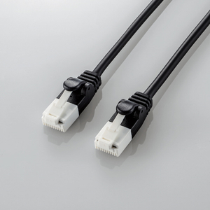 エレコム Cat6A LANケーブル(10．0m) ブラック LD-GPAYT/BK100-イメージ2
