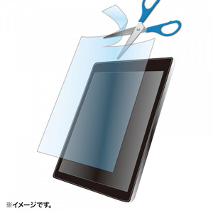 サンワサプライ 10．1型まで対応フリーカットタイプ抗菌・抗ウイルス反射防止フィルム LCD-101WABVNGF-イメージ2