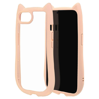 ラスタバナナ iPhone17e/16e用 猫耳ケース TPU×PC スモーキーピンク 9454IP6EHPSPK