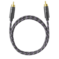 FIIO オーディオケーブル TRUST LR-RCA7M 80cm FIO-TRUST-COAXIA-LR-RCA7M