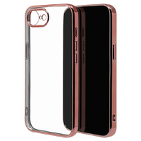 ラスタバナナ iPhone17e/16e用 極TPUケース メタルフレーム ピンクゴールド 9460IP6ETPLPKGD