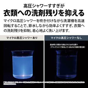 SHARP 【左開き】12kgドラム式洗濯乾燥機 マットホワイト ES-12X1-WL-イメージ9