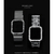 WEARPLANET Apple Watch 44mm用ラインストーンハードケース de luxe シルバー WP23221AWSV-イメージ5