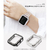 WEARPLANET Apple Watch 44mm用ラインストーンハードケース de luxe シルバー WP23221AWSV-イメージ6
