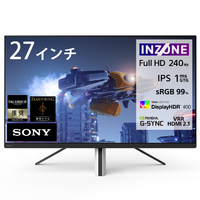 SONY 27型ゲーミングモニター INZONE M3 ホワイト SDM-F27M30