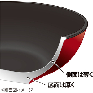 ウルシヤマ金属工業 フライパン 30cm ソーヴィ ｿ-ｳﾞｲﾌﾗｲﾊﾟﾝ30CM-イメージ4