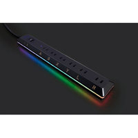TOPLAND ゲーミングタップ PD20W(6個口・2m) ブラック UMA20-BK