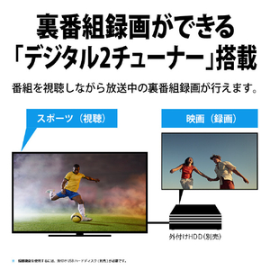 シャープ 19V型ハイビジョン液晶テレビ AQUOS 2T-C19GE1-イメージ7