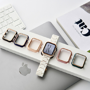 GAACAL Apple Watch Series 4-6/SE1-2 [40mm]用プラスチックフレーム ブラック W00017BK2-イメージ4