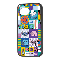 レイ・アウト Google Pixel 10a用 / ディズニー / maru 衝撃吸収 バンパー ハイブリッドケース スティッチとエンジェル_総柄 RJ-DGP10AK4TB/ST12