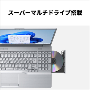 富士通 ノートパソコン e angle select FMV Note A ファインシルバー FMVA75L2S6-イメージ7