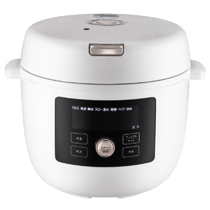 タイガー 電気圧力鍋 TIGER COOKPOT マットホワイト COK-B400WM-イメージ1