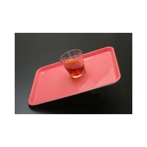 橋本達之助工芸 レンジＯＫ！すべり止め付き！ランチョントレー　ピンクＬ ピンク ﾋﾟﾉﾄﾚ-39CMｶｸP-イメージ3