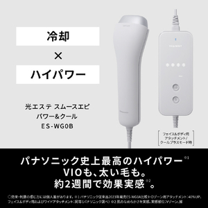 パナソニック スムースエピ パワー&クール グレー ES-WG0B-H-イメージ2