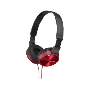 SONY 密閉ヘッドバンド型ヘッドホン レッド MDR-ZX310 R-イメージ1