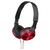 SONY 密閉ヘッドバンド型ヘッドホン レッド MDR-ZX310 R-イメージ1