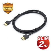 JTT スリムHDMIケーブル 2．0m JTHDMI20-SLBK