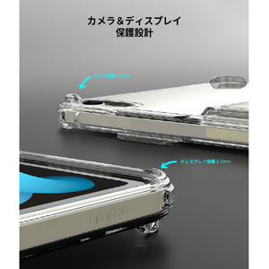 araree iPad mini (A17 Pro)/ (第6世代)用FLEXIELD ペンホルダー付きスタンドケース クリア AR22235-イメージ13