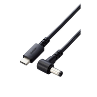 エレコム ノートPC用充電ケーブル(USB Type-C/DC5．5mmコネクター/100W)2m ブラック DC-PDFE20BK