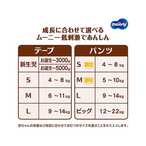 ユニ・チャーム ムーニーマン 低刺激であんしん オムツ L FCU2589-イメージ7