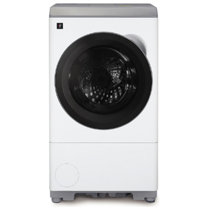 SHARP 【左開き】12kgドラム式洗濯乾燥機 マットホワイト ES-12P1-WL-イメージ3