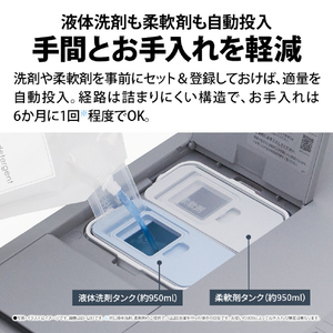 SHARP 【左開き】12kgドラム式洗濯乾燥機 マットホワイト ES-12P1-WL-イメージ5
