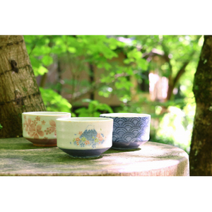 アペックスハート 抹茶椀 桜富士 青波 茶楽JAPANシリーズ MW1860ﾏﾂﾁﾔﾜﾝｻｸﾗﾌｼﾞｱｵﾅﾐ-イメージ2