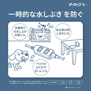 パナソニック コード付タップ ザ・タップＸ（4コ口）（3m） ホワイト WHA2534WKP-イメージ7