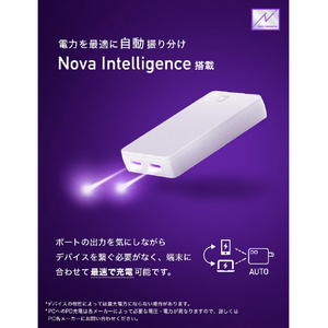 CIO NovaPort SLIM DUO 65W ホワイト CIO-G67W2C-S-WH-イメージ6