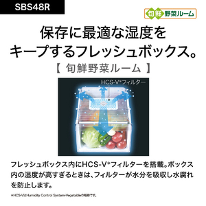 AQUA 【フレンチドア】475L 2ドア冷蔵庫 パノラマオープン ダークシルバー AQR-SBS48R(DS)-イメージ10