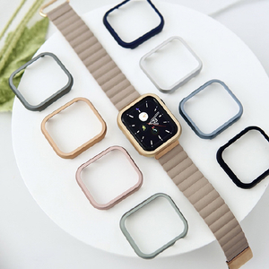 GAACAL Apple Watch Series 4-6/SE1-2 [40mm]用メタリックフレーム ピンク W00114P2-イメージ3