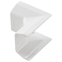 エレコム モールパーツ LD-GAF3MWH用接続ユニット/入ズミ(幅26mm) ホワイト LD-GAFR3MWH
